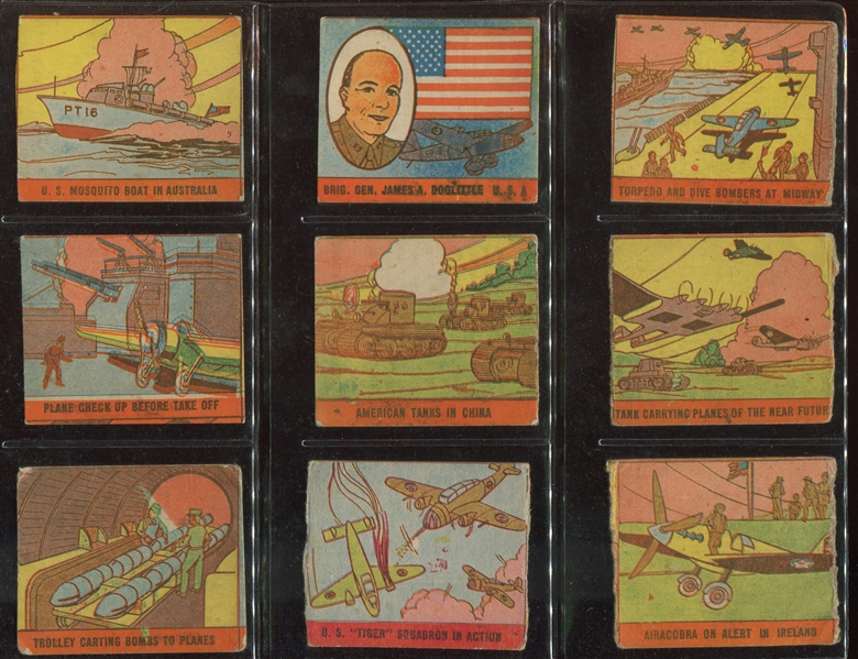 R168 M. Pressner War Scenes Complete Set of (48) Cards