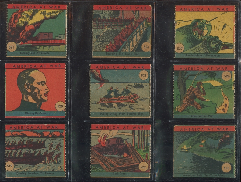 R12 W.S. Corp American At War Complete Set of (48) Cards