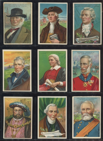 T68 Men/Heroes of History Complete Set of (100) Cards