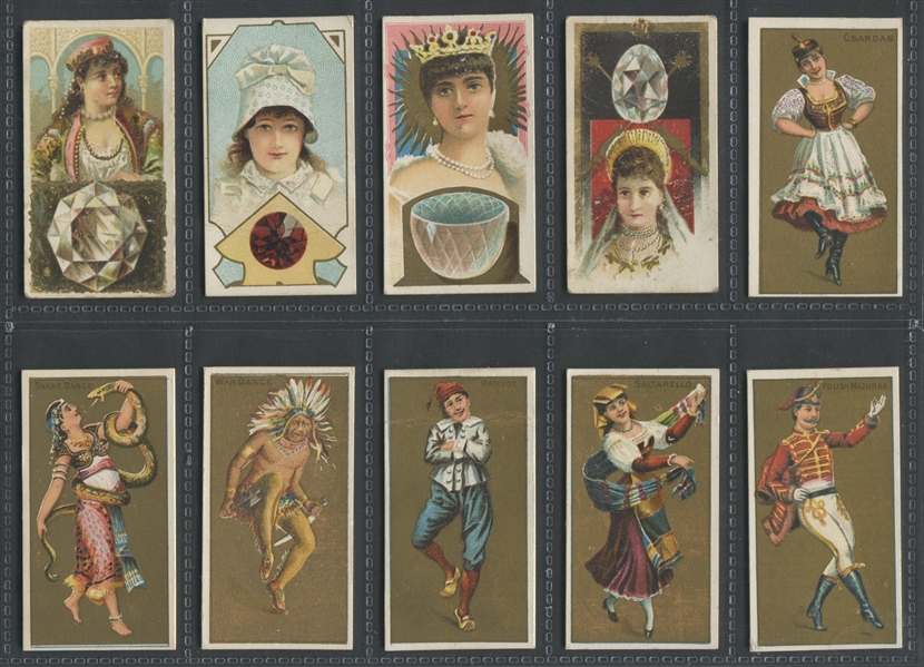 Mixed Lot of (20) Kinney and Duke Cigarettes Cards