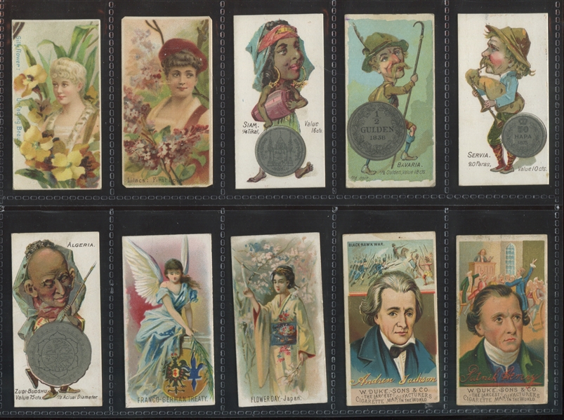 Mixed Lot of (20) Kinney and Duke Cigarettes Cards