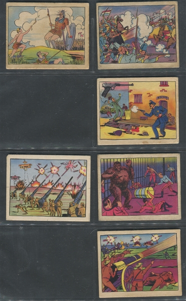 R108 Pulver Pictures Weapons in History Complete Set of (30) Cards plus Dupes
