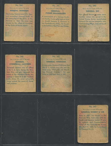 R129 Series of 48 American History Partial Set (28/48) Cards