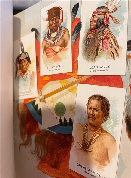 A2 Allen & Ginter Album of Celebrated American Indian Chiefs (Picturing all (4) Error Cards)