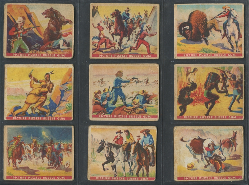 R172 Gum Inc Wild West Series Complete Set of (48) Cards