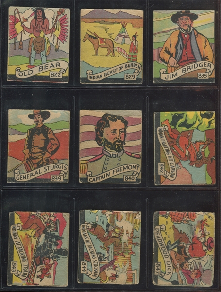 Mixed R Strip Card Western Subjects Lot of (43) Cards