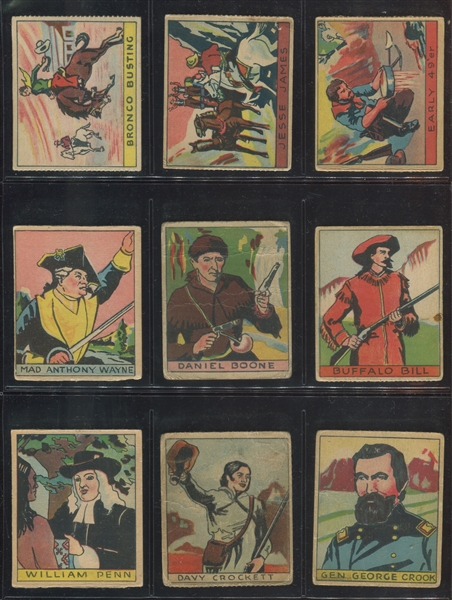 Mixed R Strip Card Western Subjects Lot of (43) Cards