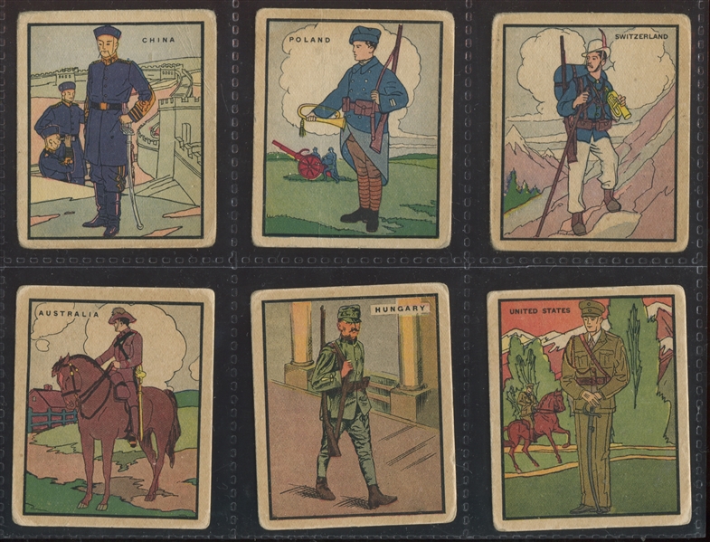 R139 E. Rosen Soldiers Complete Set of (36) Cards