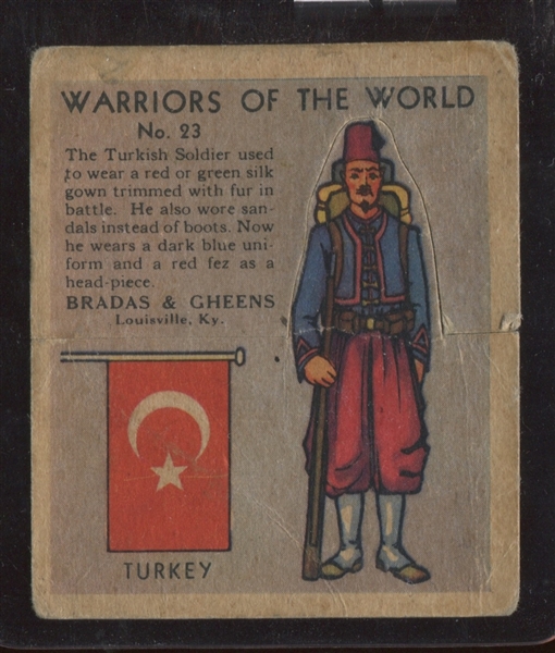 R170 Bradas & Gheens Warriors of the World #23 Turkey