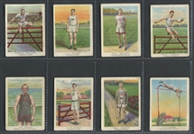 E229 National Licorice Champion Athlete Series Lot of (9) Cards
