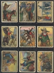 T53 Hassan Cigarettes Cowboy Series Lot of (34) Cards