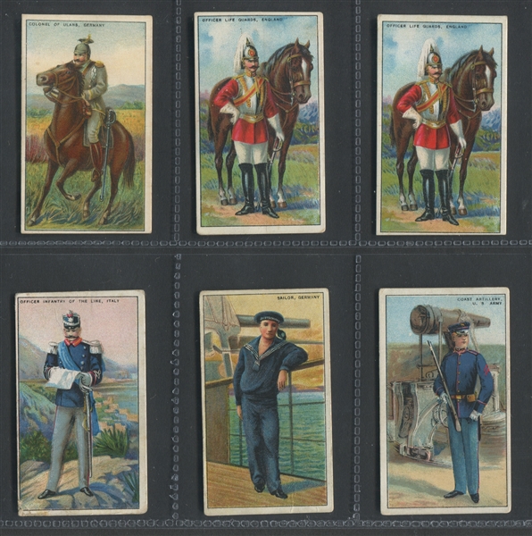 T81 Recruit Cigarettes Military Series Lot of (22) Non-Diecut Cards