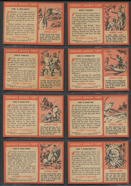 1953 Topps Tarzan Pair of 3-D Sets With Viewers