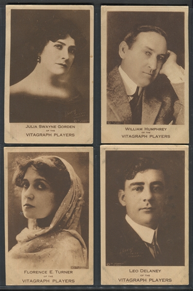 1911 Vitagraph Movie Stars Lot of (15) Cards