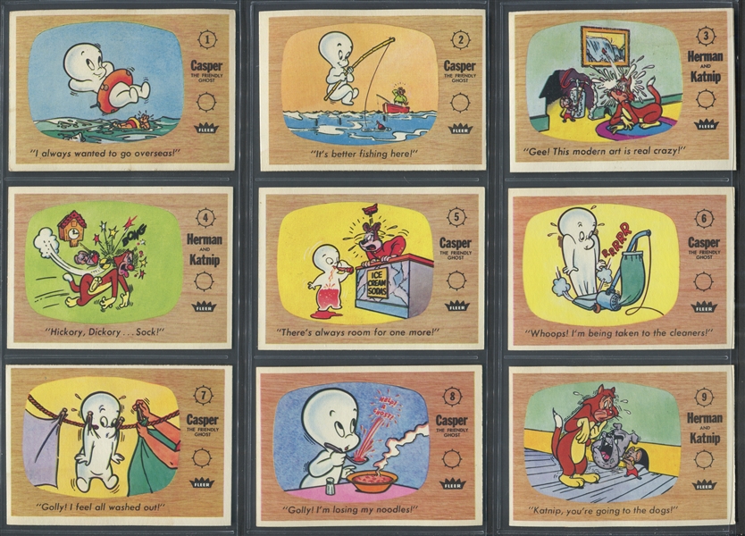 1960 Fleer Casper Complete Set of (66) Cards