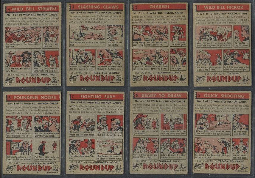 1956 Topps Round-Up Complete Set of (80) Cards