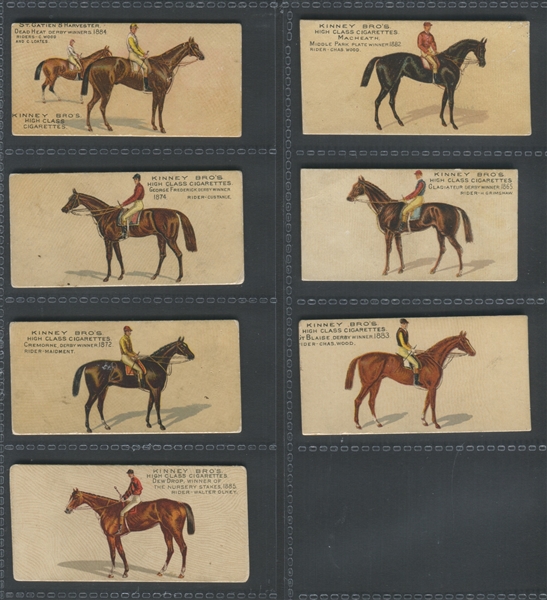 N229/N230 Kinney Tobacco Horses Lot of (7) Cards