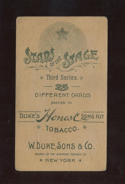 N129 Duke Honest Long Cut Stars of the Stage Type 1 with Type 3 back