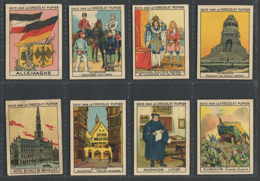 1920's Chocolate Pupier (France) Lot of (56) Colorful Cards