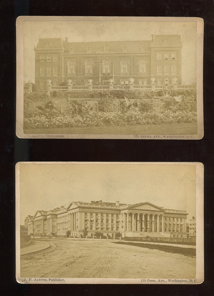 1880's Pair of D.C. Cabinet Cards
