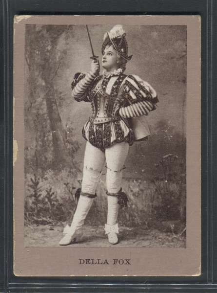 N541 U.S. Tobacco Actress Della Fox Type Card