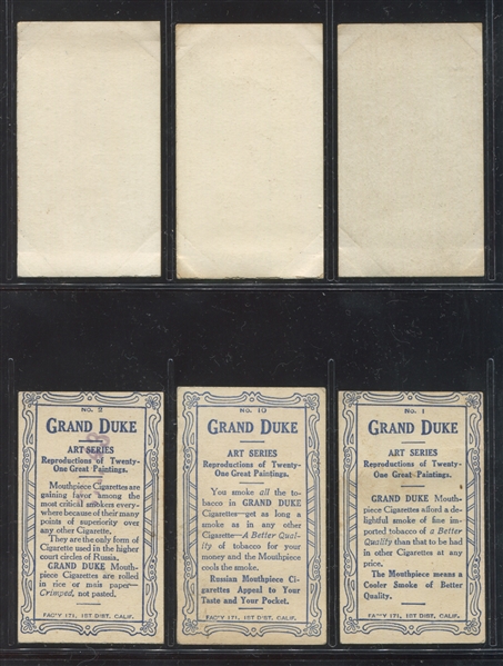 T34/C243 Grand Duke Art Series Lot of (6) Cards