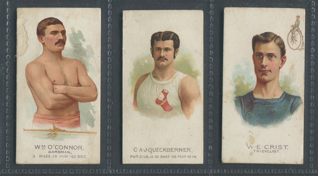 N29 Allen & Ginter World's Champions (2nd Series) Lot of (3) Cards