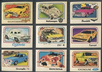 1976 Wonder Bread Crazy Cars Complete Set of (20) Cards