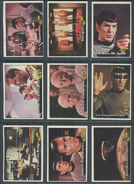 1976 Topps Star Trek Complete Set of (88) Cards and (4) Stickers