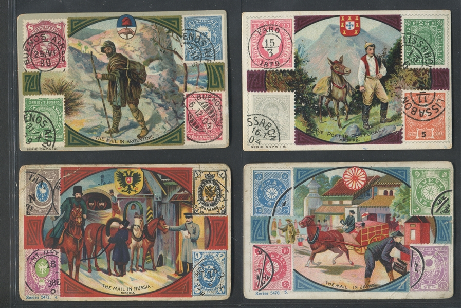 Mail in Foreign Lands lot of (7) Different Type Cards