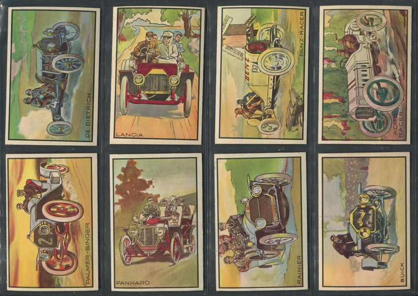 1953 Bowman Antique Autos Complete High Grade Set of (48) Cards