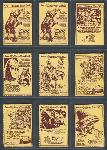 1974 Holloway Milk Duds Believe It or Not Lot of (26) Cards