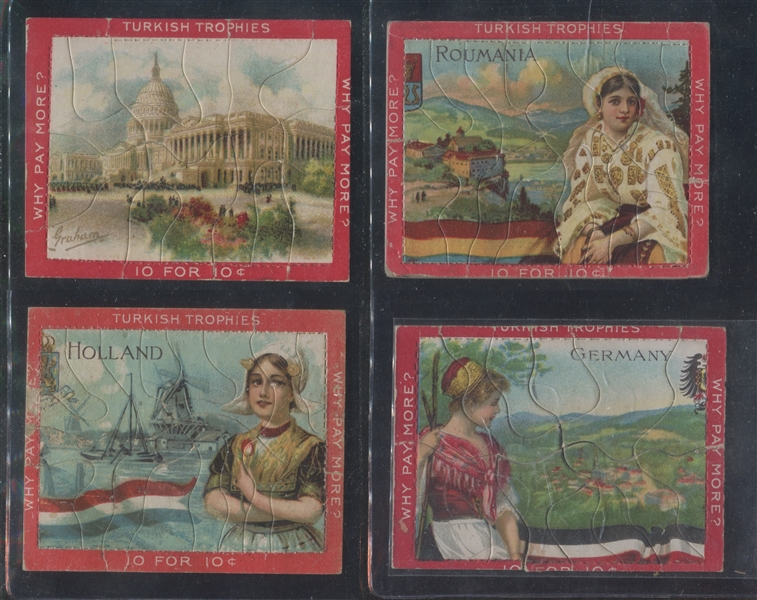 T76 Turkish Trophies Jig Saw Puzzle Cards Lot of (33) Cards