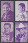 1950s Exhibit Western Purple Tint Lot of (16) Cards