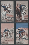 Exhibit Lone Ranger Lot of (4) Cards