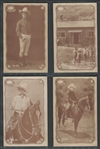 1920s/1930s Tom Mix Exhibit Rope Border Lot of (13) Cards