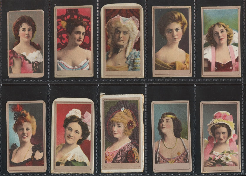 T176 Sweet Caporal Actresses Complete Set of (24) Cards