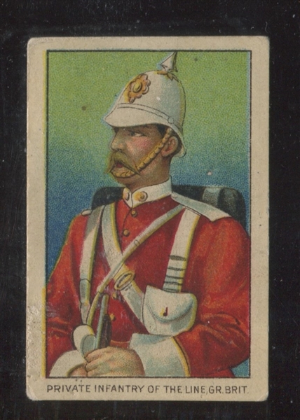 T79 Fez Cigarettes Military Series Type Card from Jefferson Burdick Collection