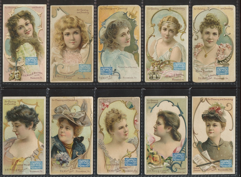 N295 Mayo Tobacco Actresses Lot of (16) Cards