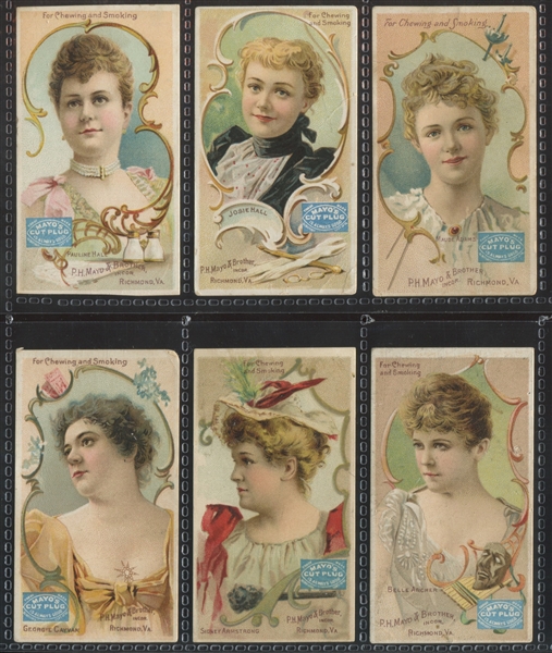 N295 Mayo Tobacco Actresses Lot of (16) Cards