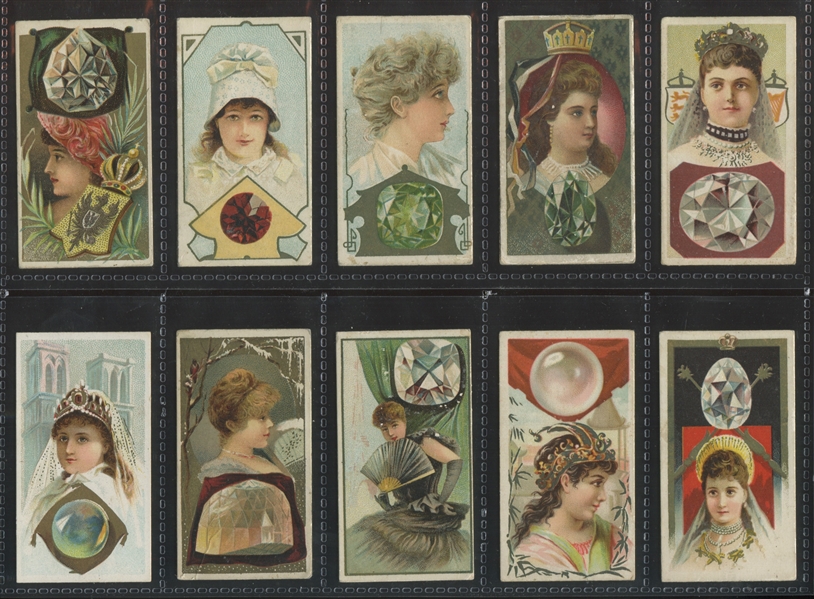 N218 Kinney Tobacco Famous Gems of the World Complete Set of (25) Cards