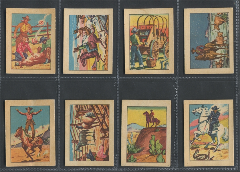 F278-12 Post Cereal Hopalong Cassidy Complete Set of (36) Cards