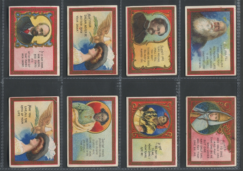 T112 Mogul Cigarettes Toast Series Lot of (33) Cards