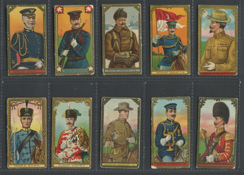T80 Tolstoi Military Series Near Set (39/50) Cards
