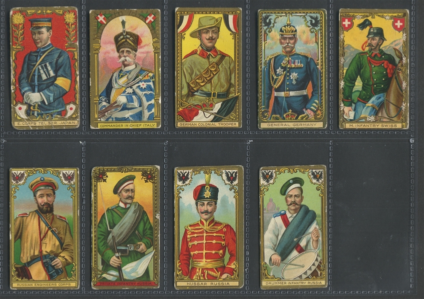 T80 Tolstoi Military Series Near Set (39/50) Cards