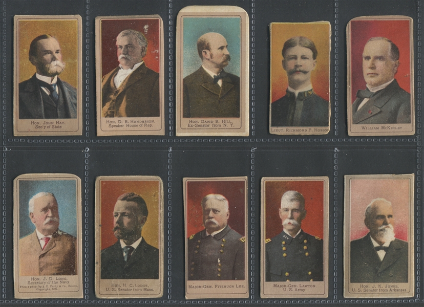 T175 Sweet Caporal Heroes of the Spanish American War Complete Set of (50) Cards