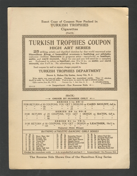 T7 Turkish Trophies Lot of (3) Cards