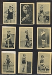 E281 Schonwasser Bathing Girls and Celebrities Lot of (9) Cards With Mary Pickford