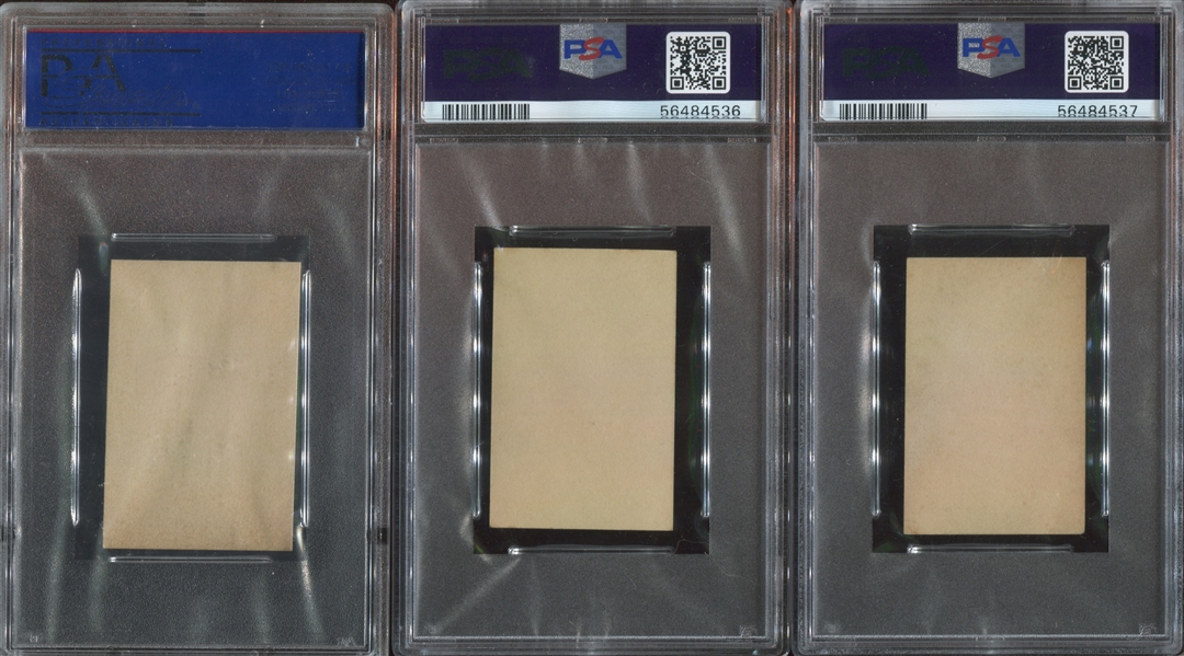 1901-02 Ogden's Ltd Guinea Gold PSA-Graded Cards Lot of (3) Different with Sandow