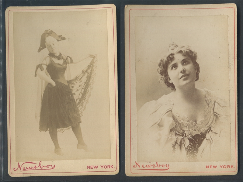 N566 Newsboy Cabinet Photos (16 Different) Including Actresses (14), Actor (1), Scene (1)